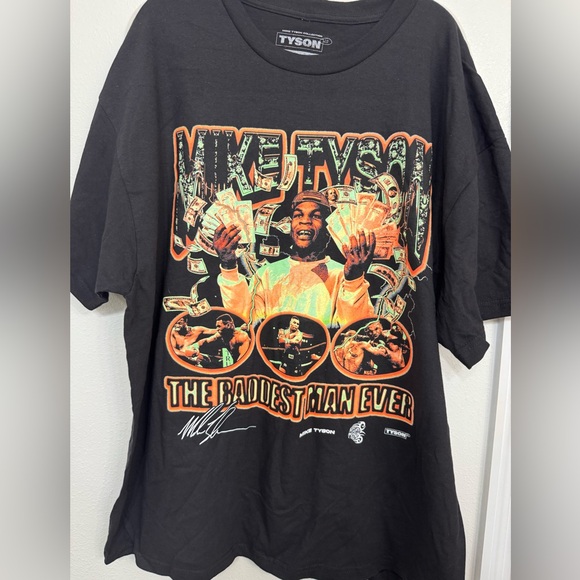 Mike Tyson t-shirt The Baddest Man Ever 2X - Picture 5 of 7